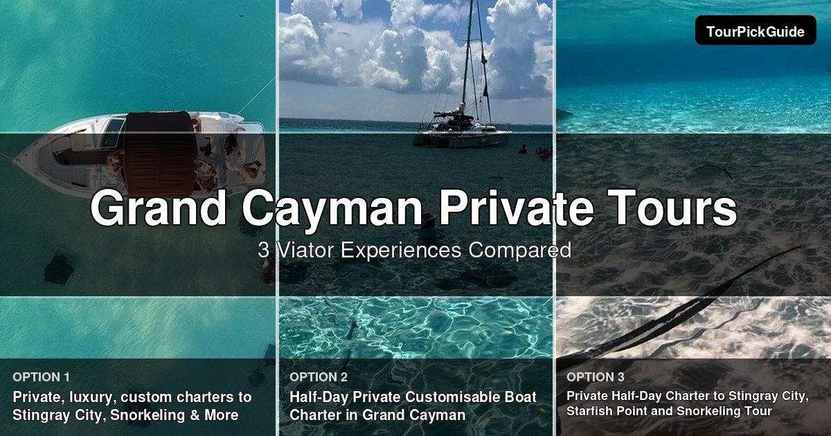 Grand Cayman private tours – three Viator experiences compared