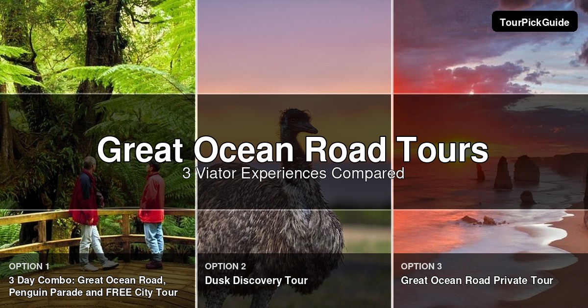 Great Ocean Road tours – three Viator experiences compared