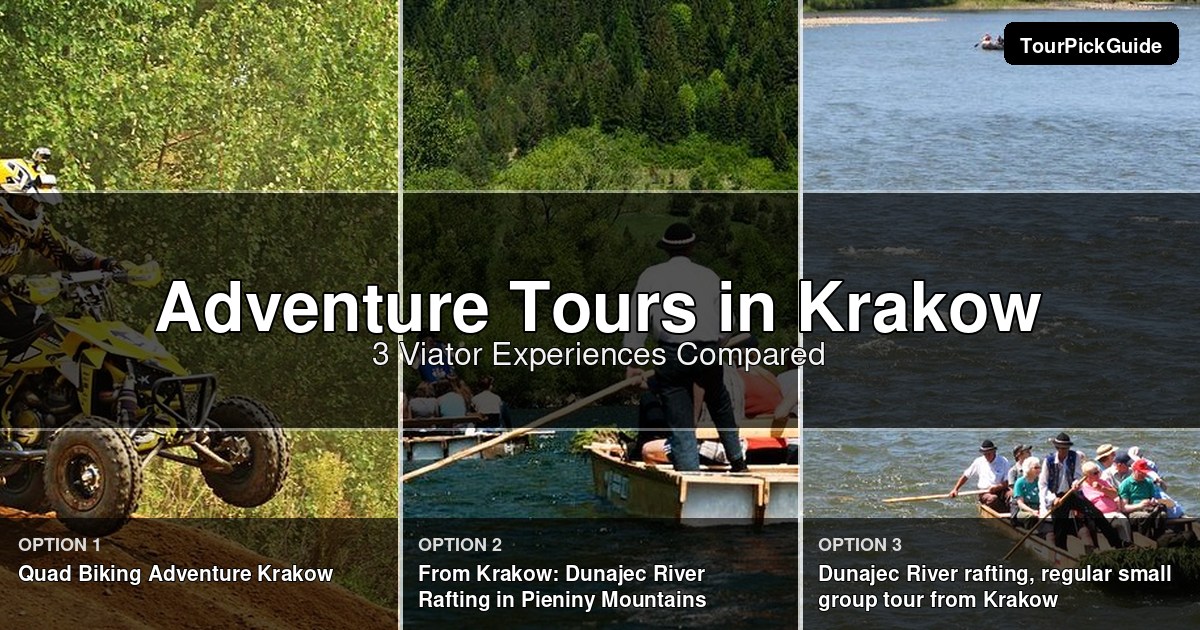Krakow adventure tours – three Viator experiences compared