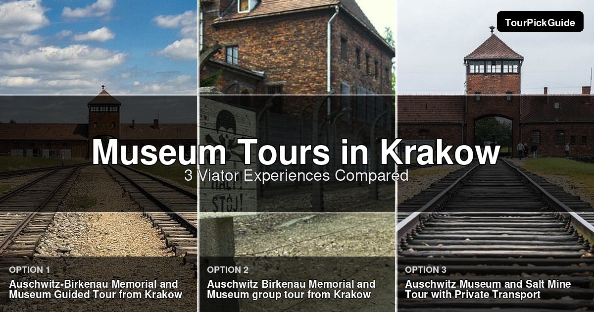 Krakow museum tours – three Viator experiences compared