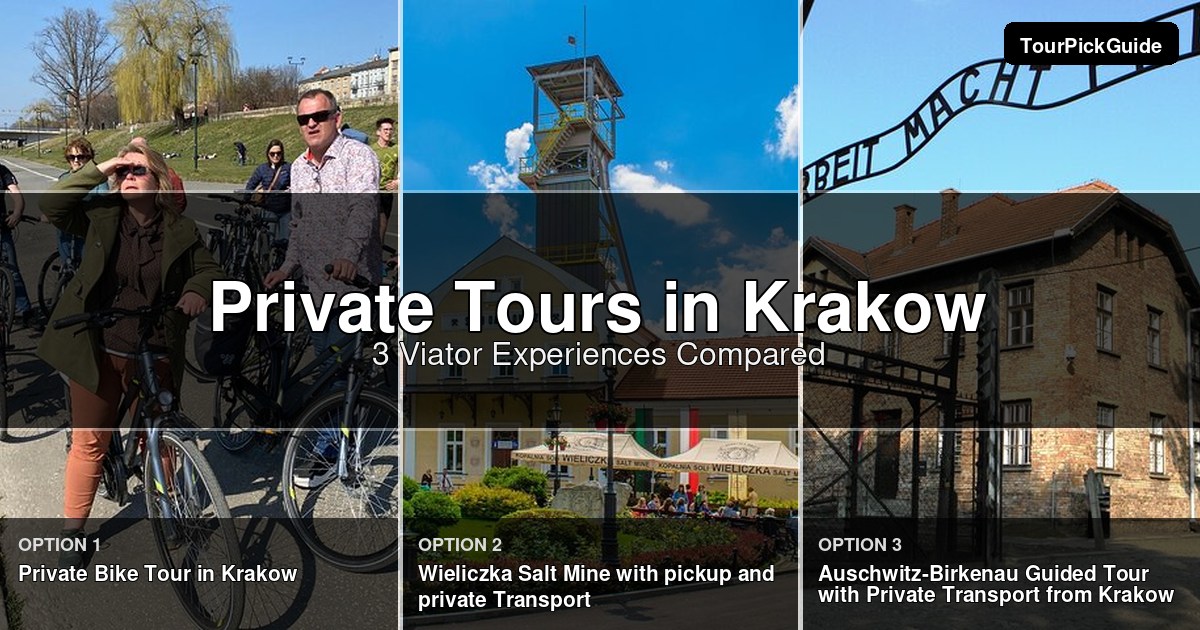 Krakow private tours – three Viator experiences compared