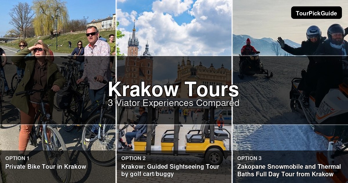 Krakow tours – three Viator experiences compared