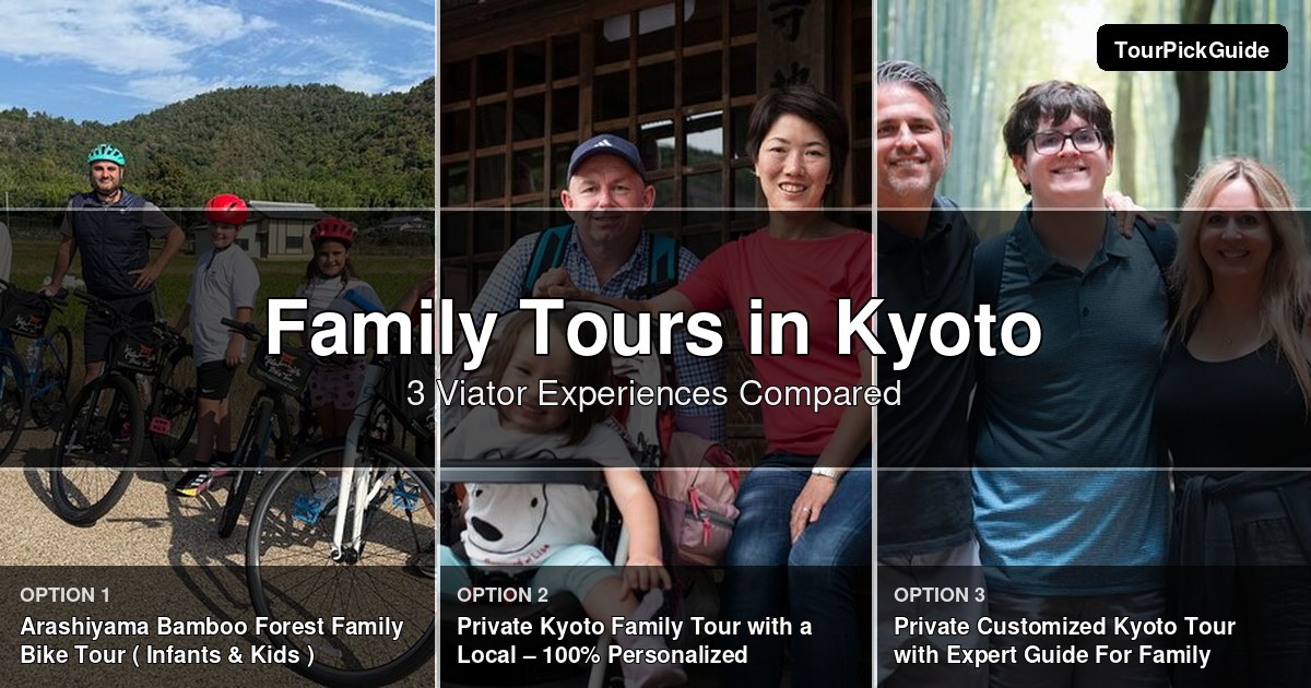 Kyoto family tours – three Viator experiences compared
