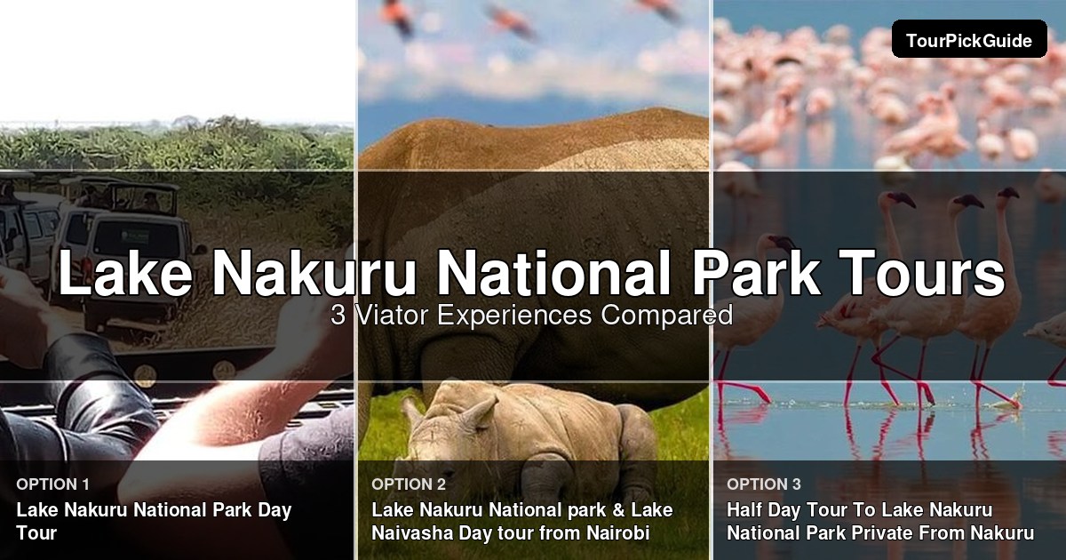Lake Nakuru National Park tours – three Viator experiences compared