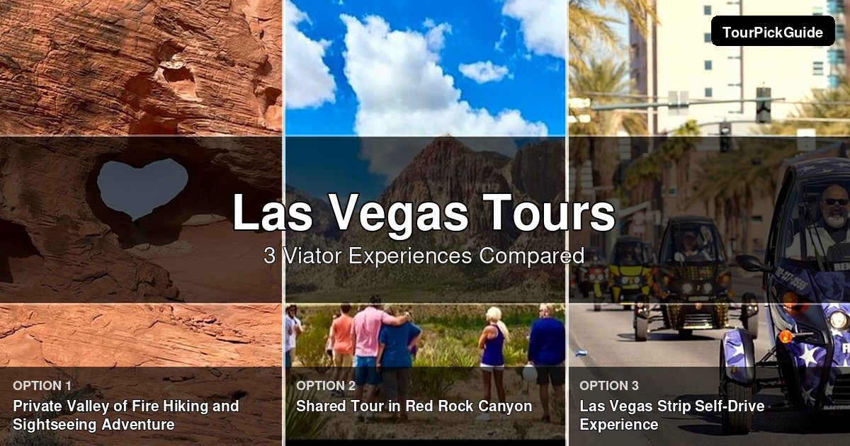 Las Vegas tours – three Viator experiences compared