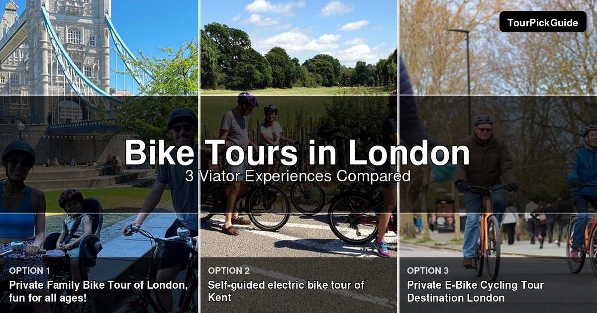 London bike tours – three Viator experiences compared