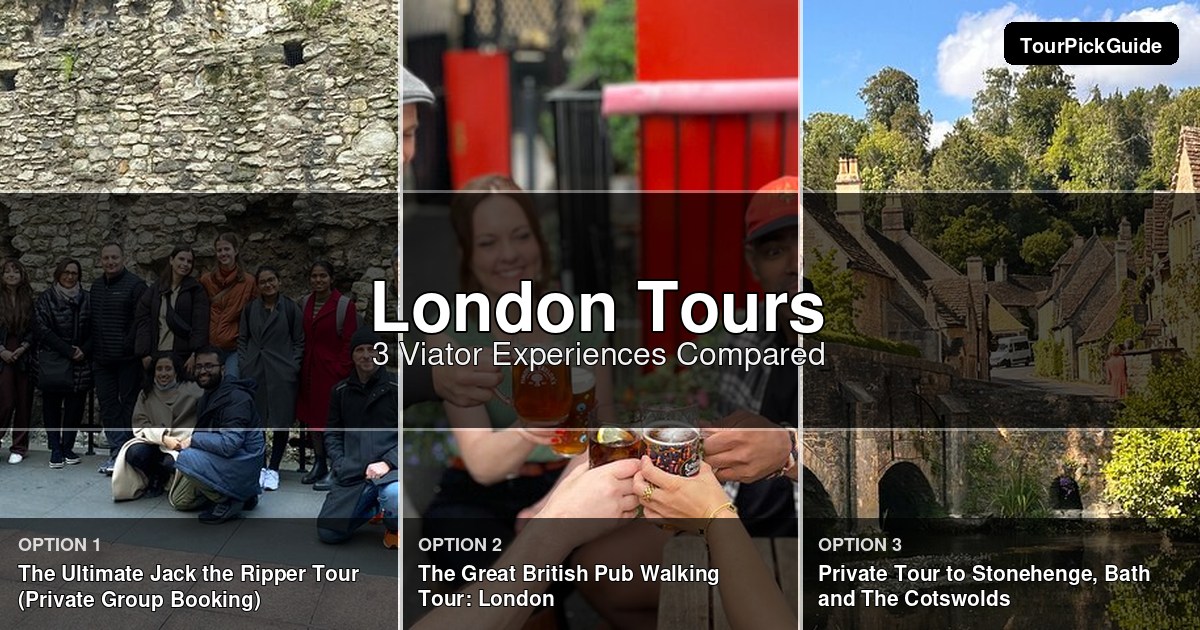 London tours – three Viator experiences compared