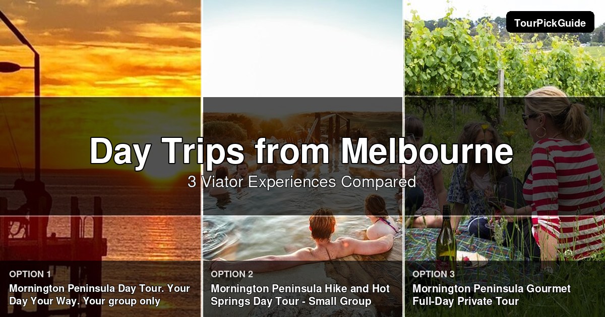 Melbourne day trips – three Viator experiences compared