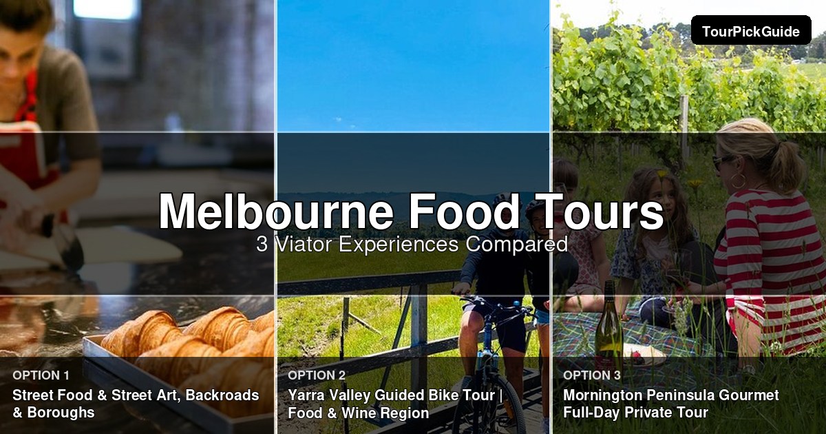 Melbourne food tours – three Viator experiences compared