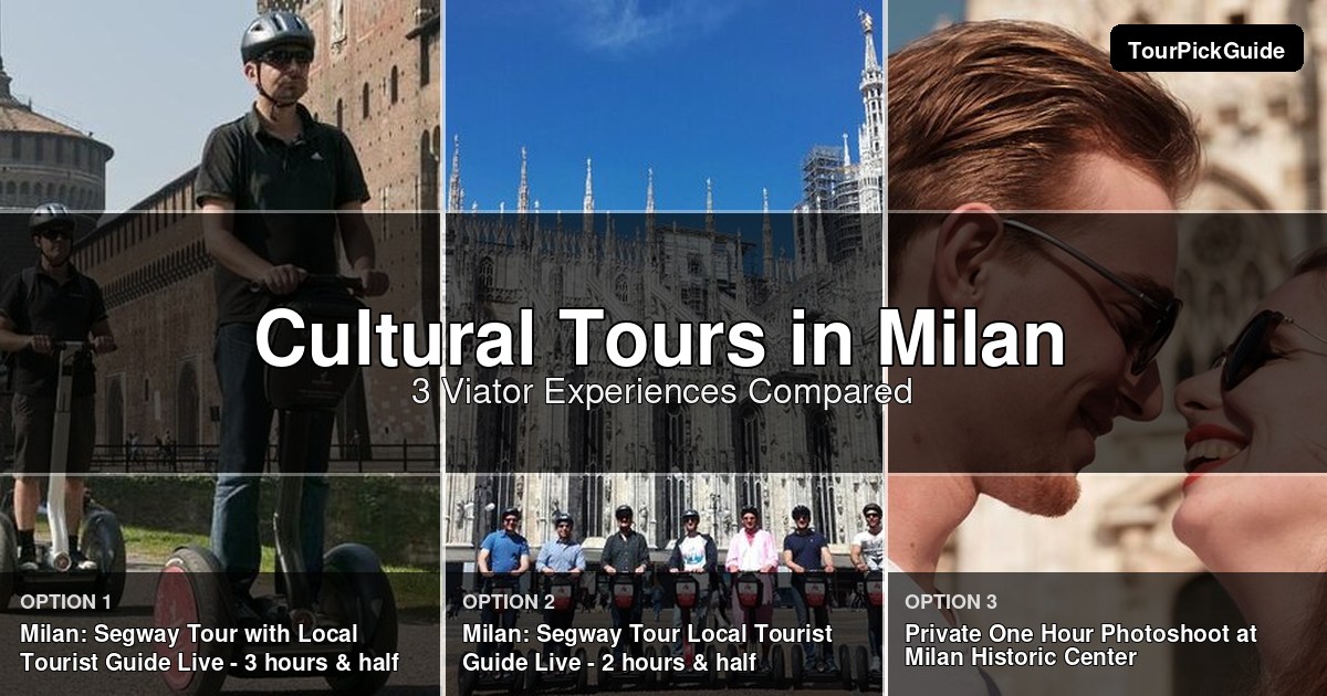 Milan cultural tours – three Viator experiences compared
