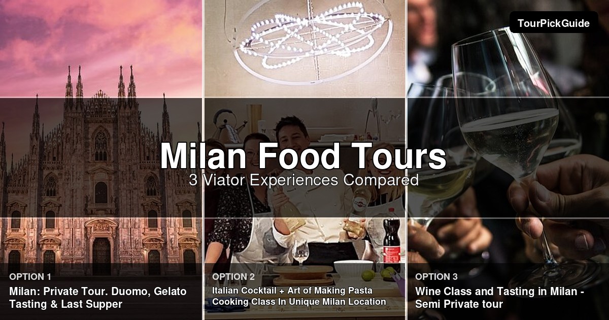 Milan food tours – three Viator experiences compared