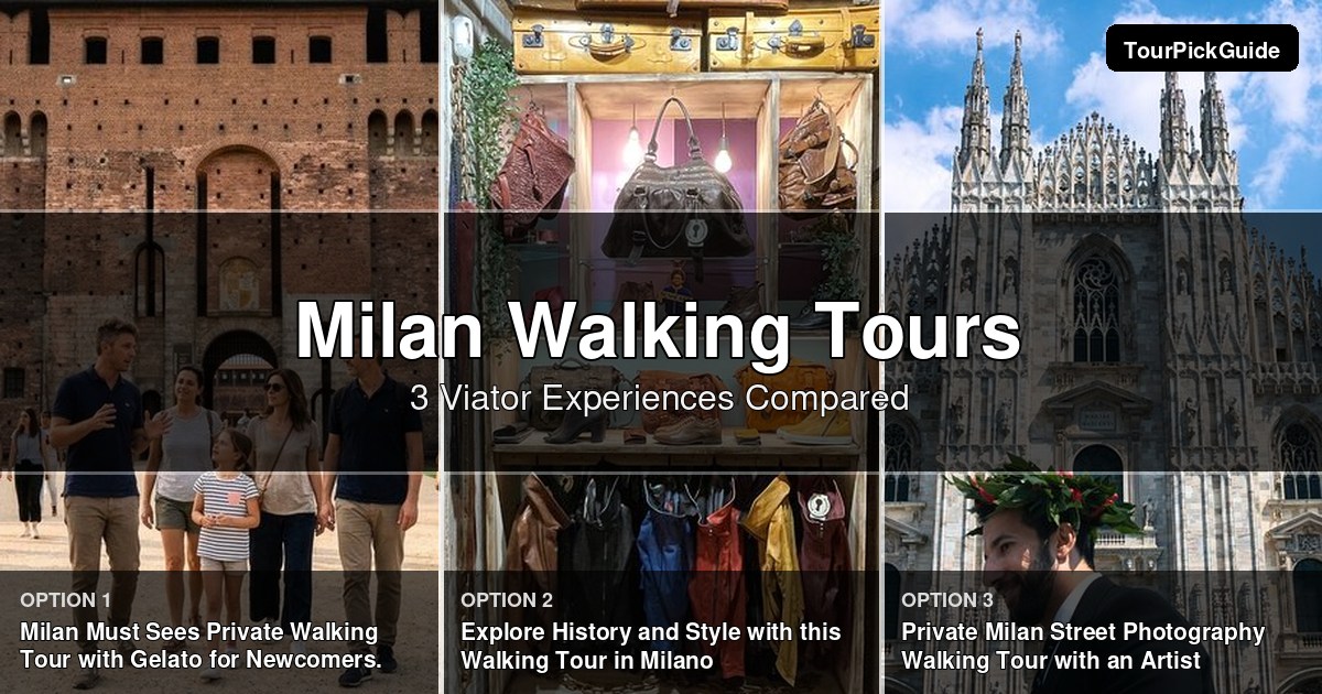 Milan walking tours – three Viator experiences compared