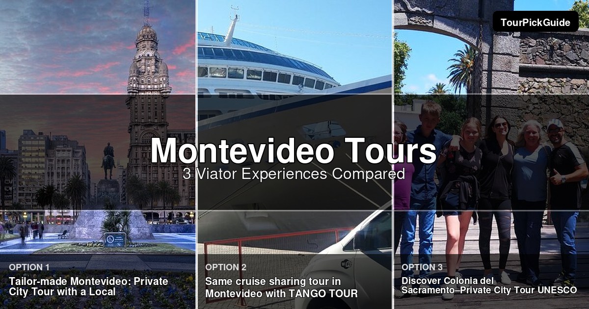 Montevideo tours – three Viator experiences compared