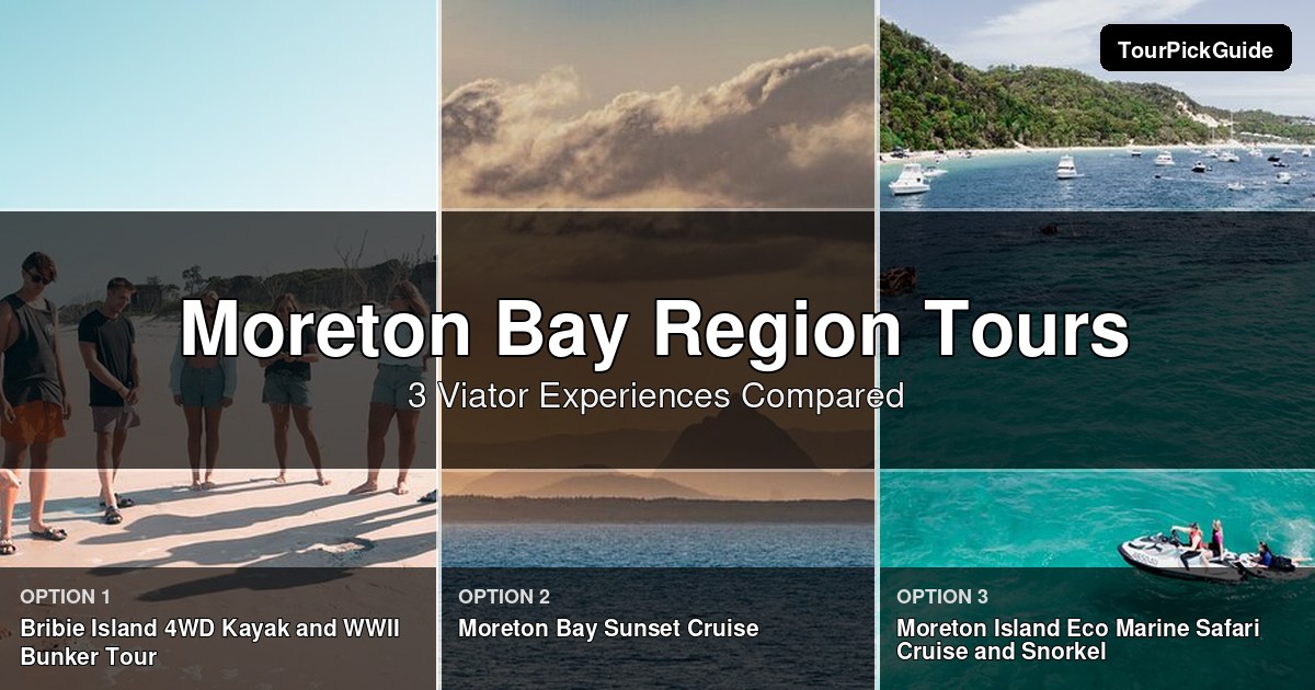 Moreton Bay Region tours – three Viator experiences compared