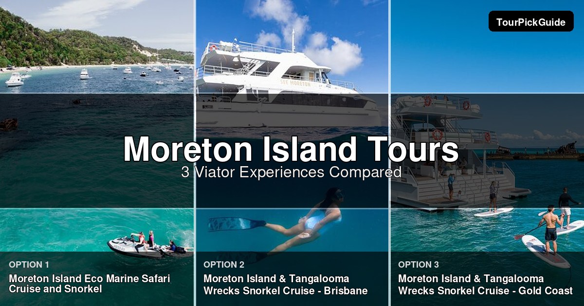 Moreton Island tours – three Viator experiences compared