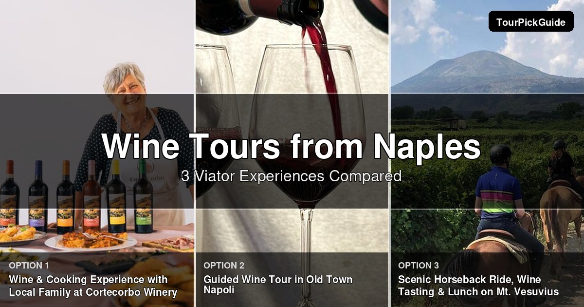 Naples wine tours – three Viator experiences compared