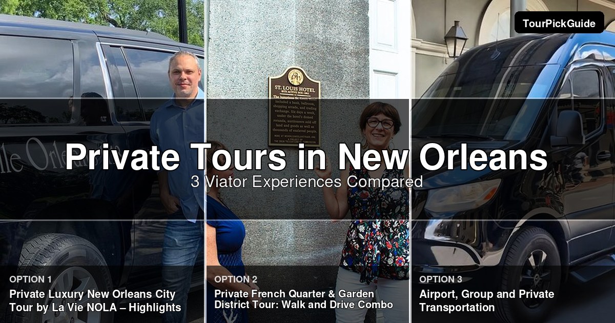 New Orleans private tours – three Viator experiences compared