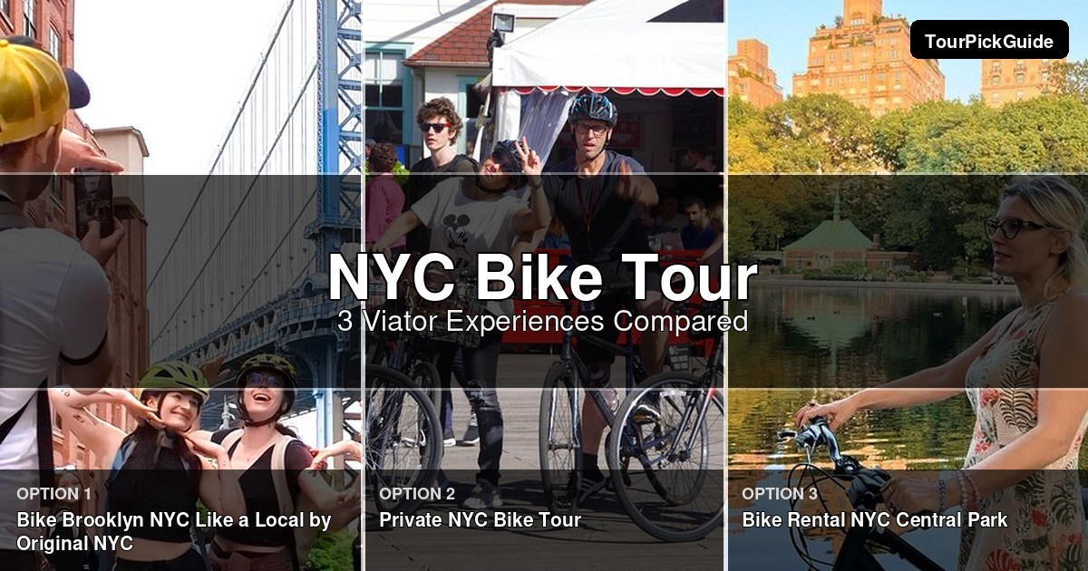 nyc bike tour – three Viator experiences compared