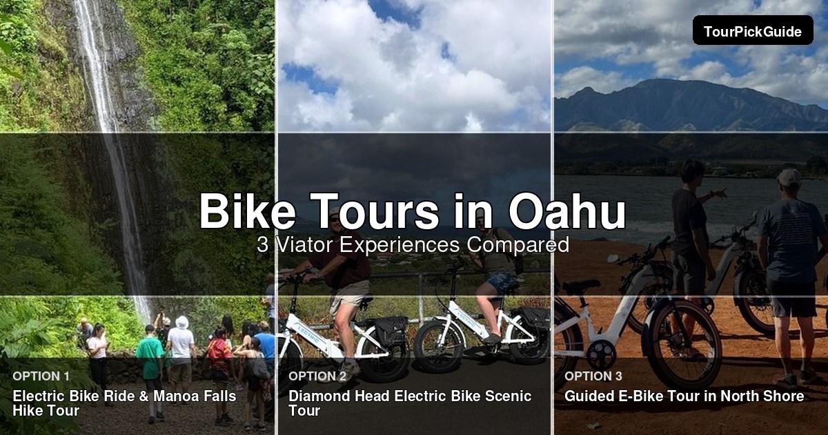 Oahu bike tours – three Viator experiences compared