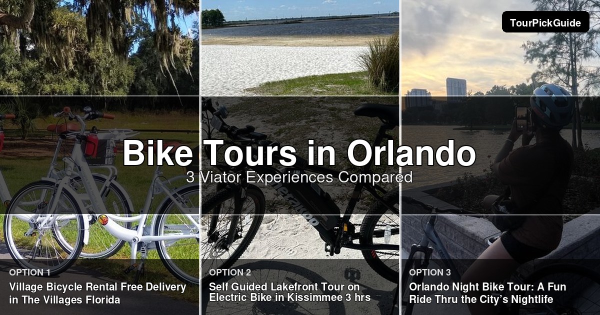 Orlando bike tours – three Viator experiences compared