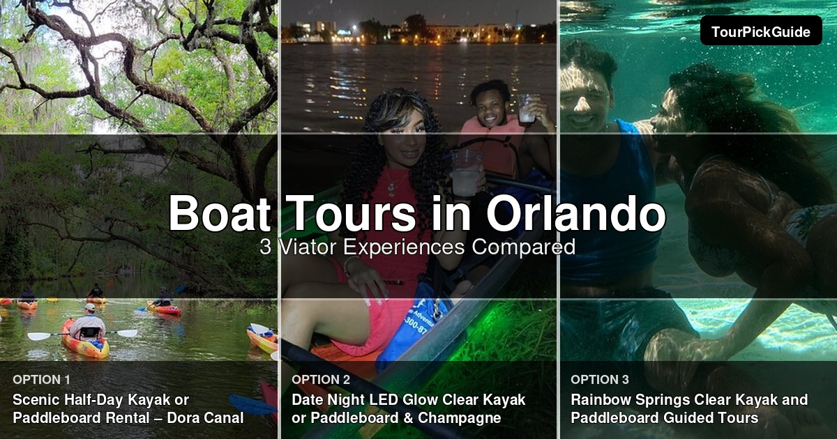 Orlando boat tours – three Viator experiences compared