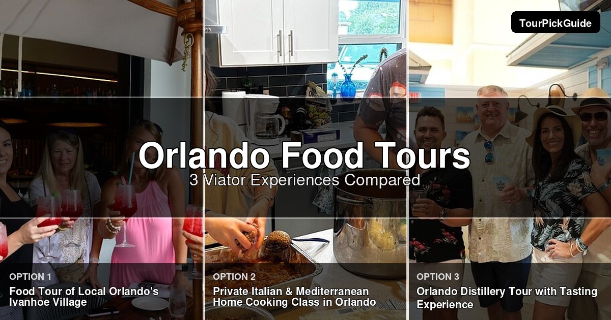 Orlando food tours – three Viator experiences compared