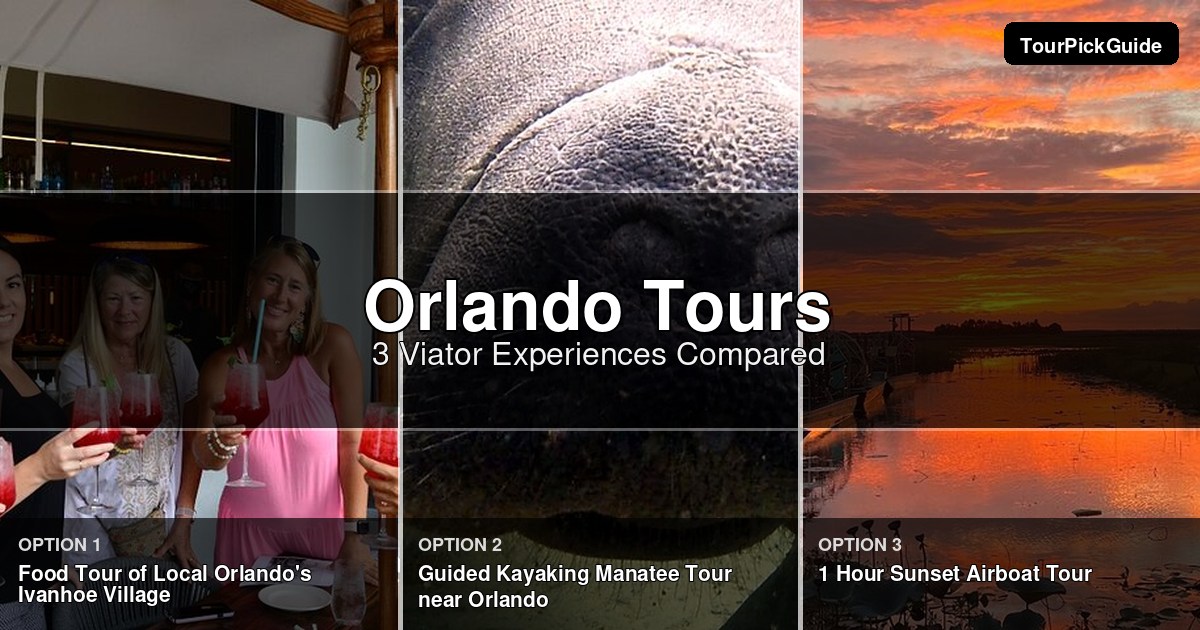 Orlando tours – three Viator experiences compared