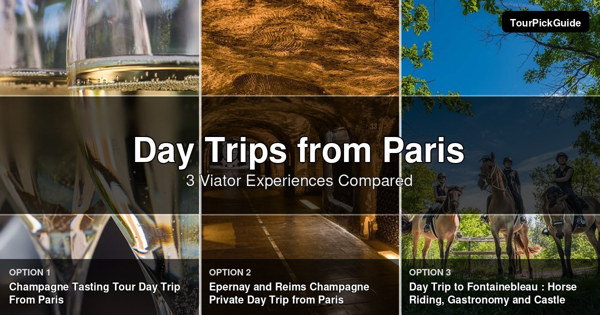 Paris day trips – three Viator experiences compared