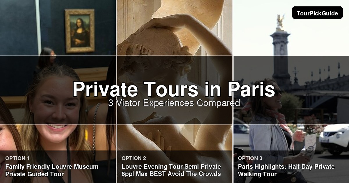 Paris private tours – three Viator experiences compared
