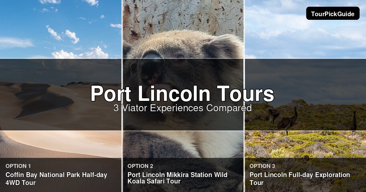 Port Lincoln tours – three Viator experiences compared