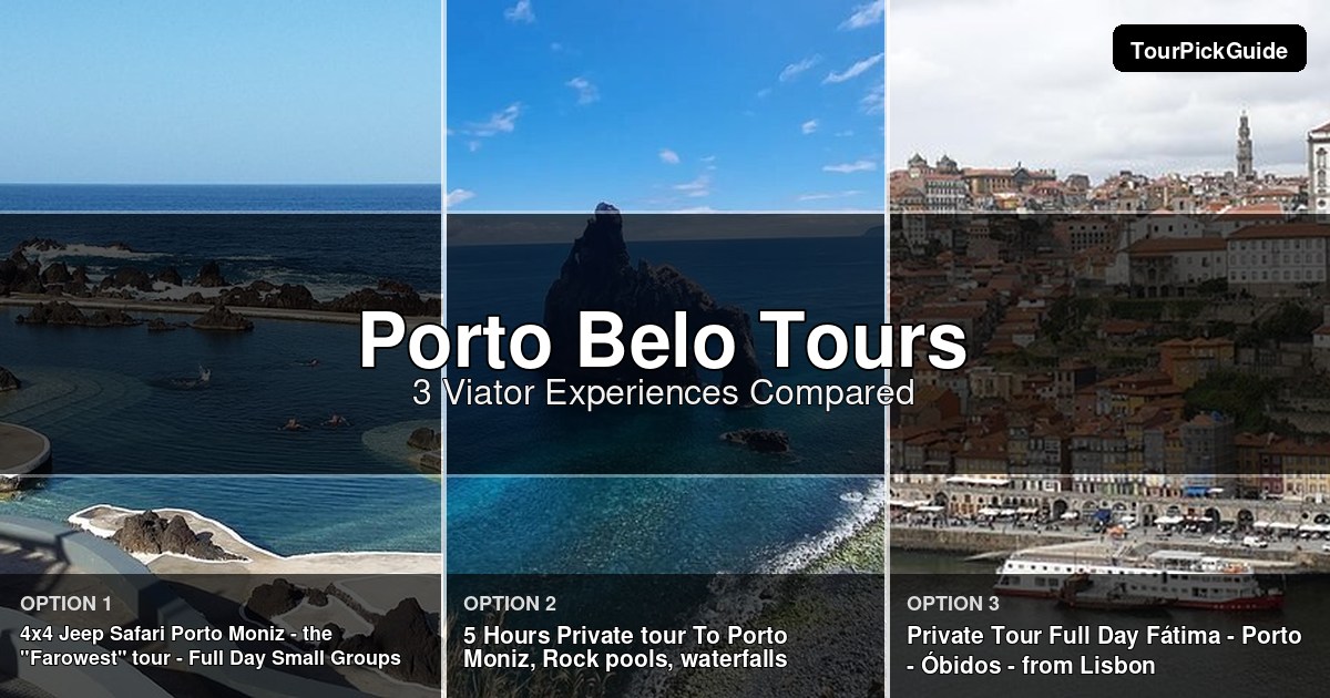 Porto Belo tours – three Viator experiences compared
