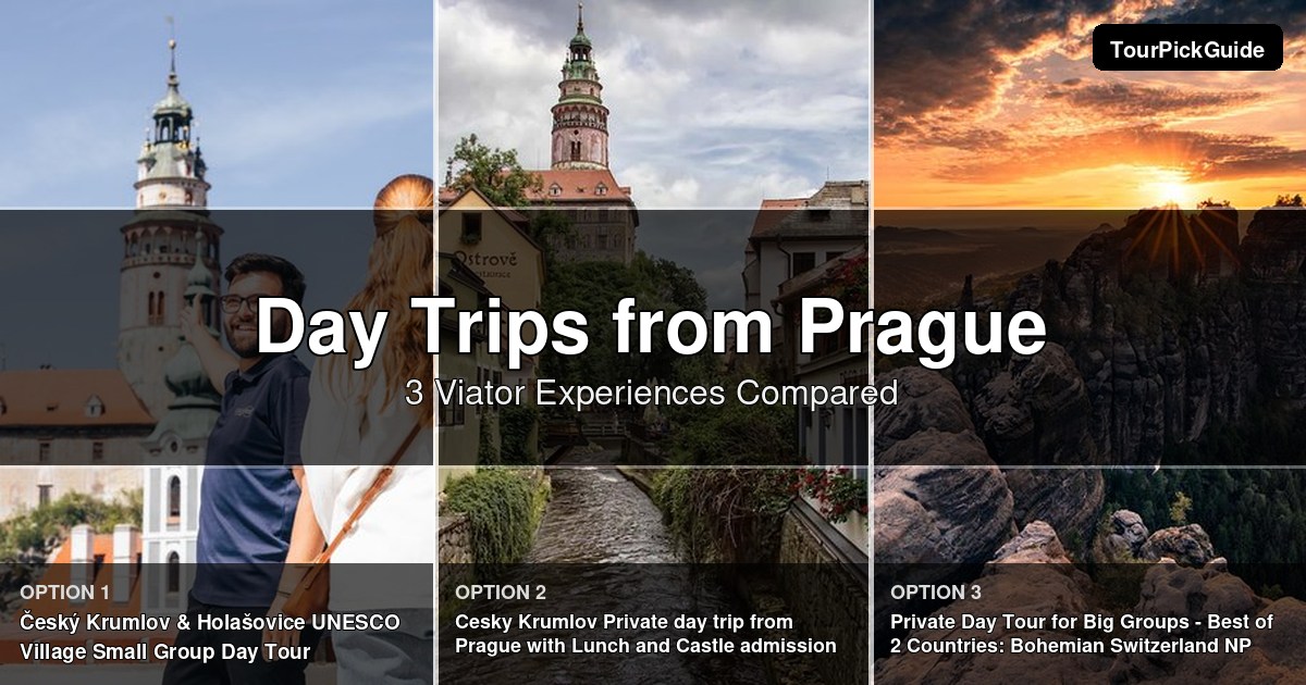 Prague day trips – three Viator experiences compared