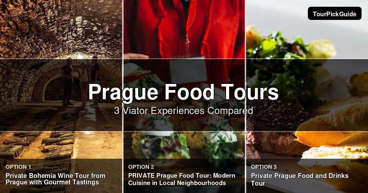 Prague food tours – three Viator experiences compared