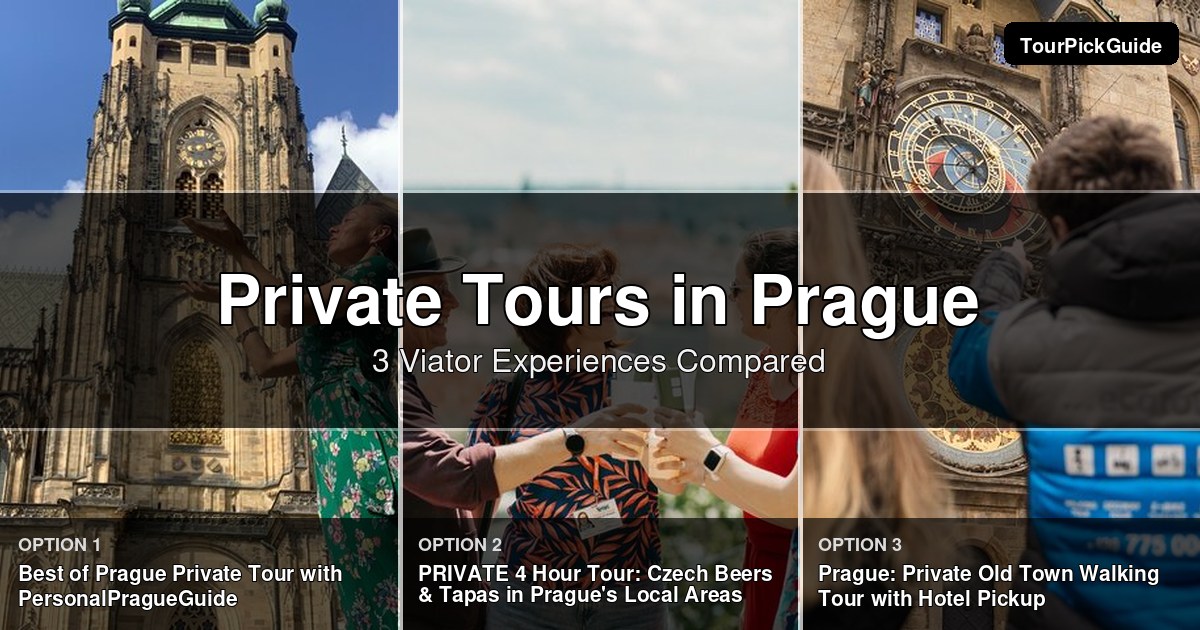 Prague private tours – three Viator experiences compared