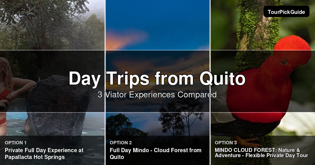 Quito day trips – three Viator experiences compared