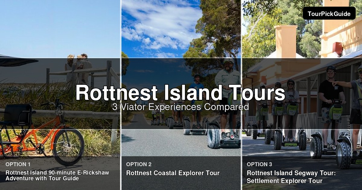Rottnest Island tours – three Viator experiences compared