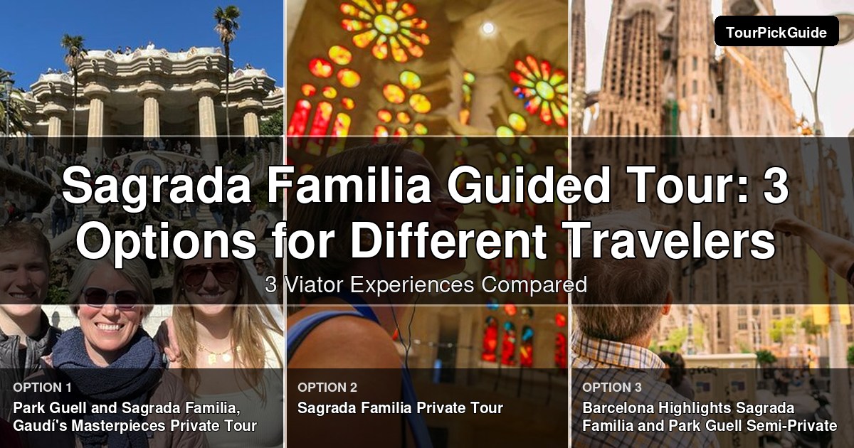 sagrada familia guided tour – three Viator experiences compared
