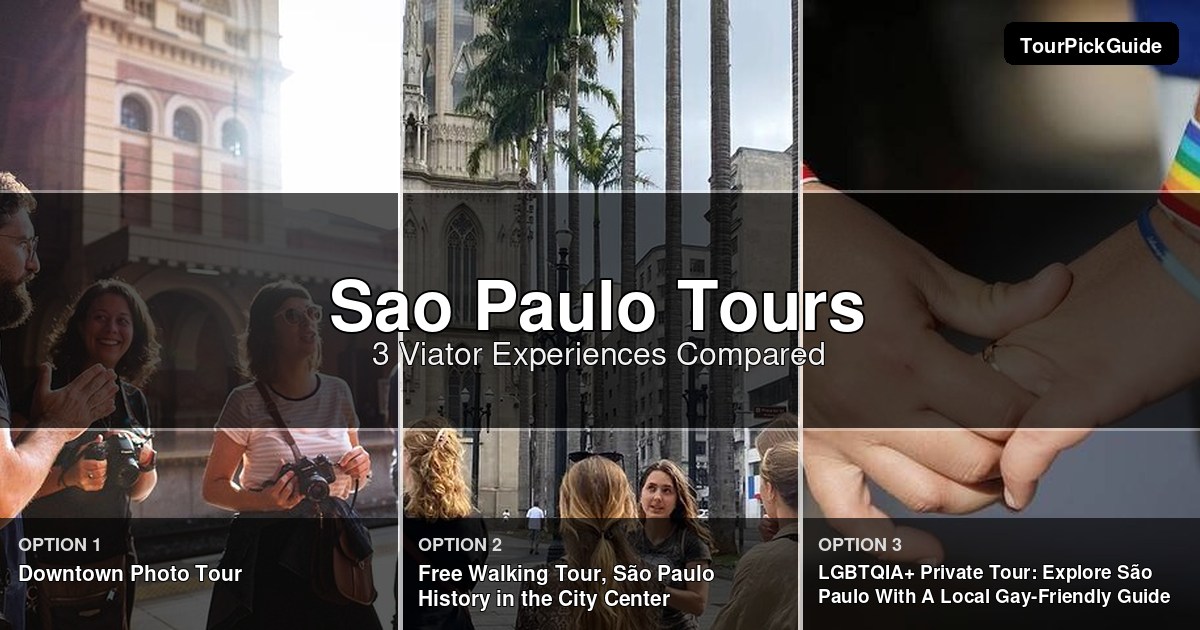 Sao Paulo tours – three Viator experiences compared
