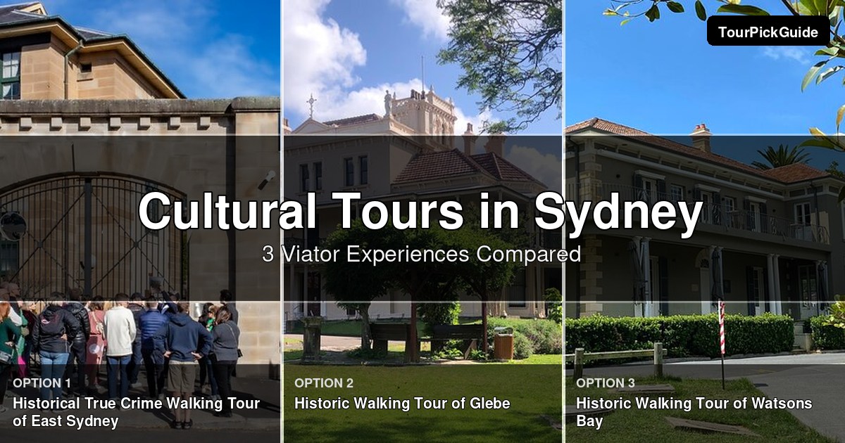 Sydney cultural tours – three Viator experiences compared