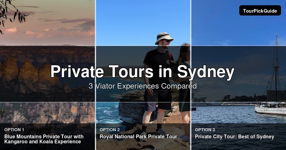Sydney private tours – three Viator experiences compared