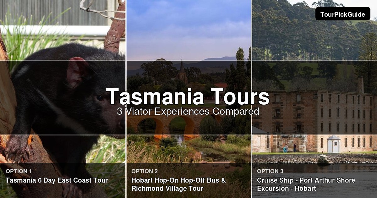 Tasmania tours – three Viator experiences compared