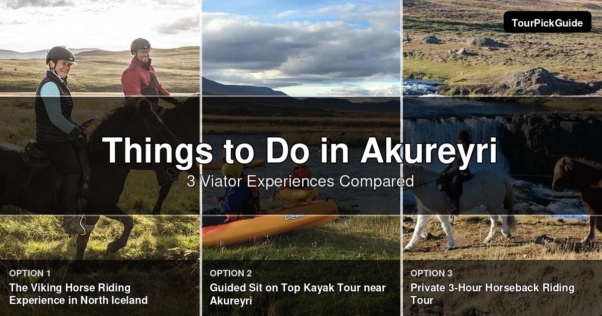 things to do in Akureyri – three Viator experiences compared