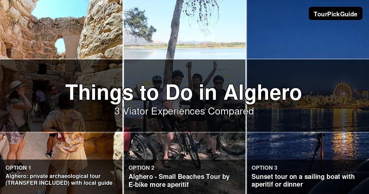 things to do in Alghero – three Viator experiences compared