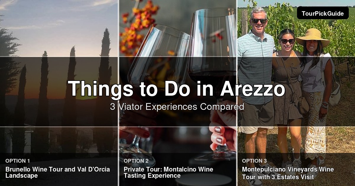 things to do in Arezzo – three Viator experiences compared