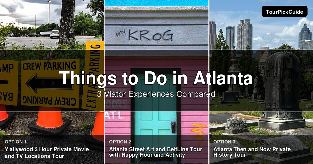 things to do in Atlanta – three Viator experiences compared