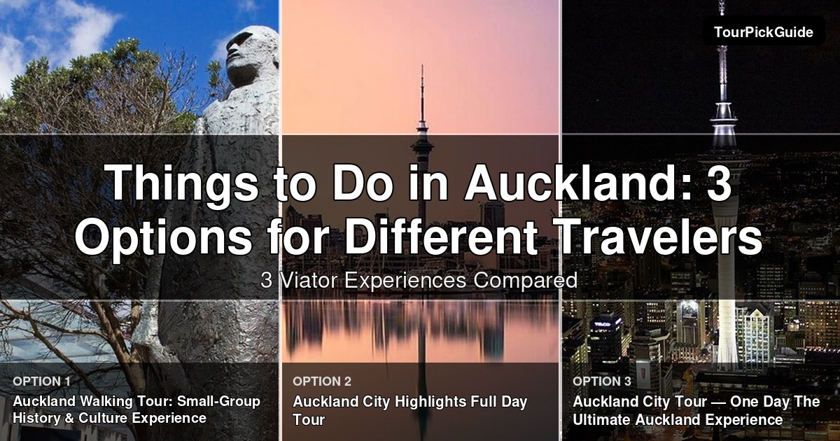 things to do in auckland – three Viator experiences compared