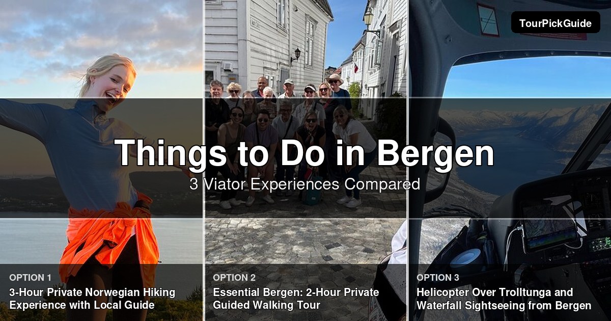 things to do in Bergen – three Viator experiences compared
