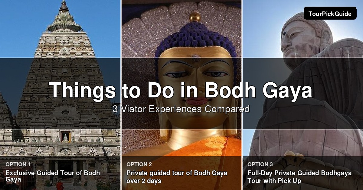 things to do in Bodh Gaya – three Viator experiences compared