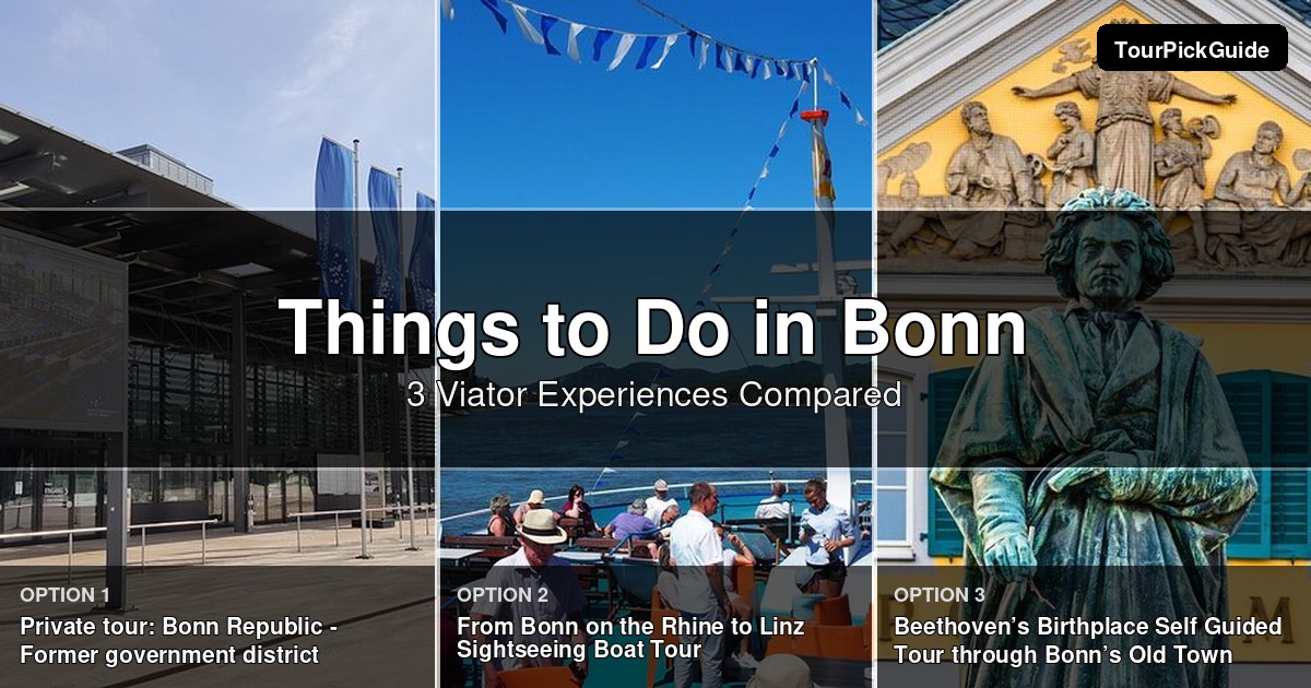 things to do in Bonn – three Viator experiences compared