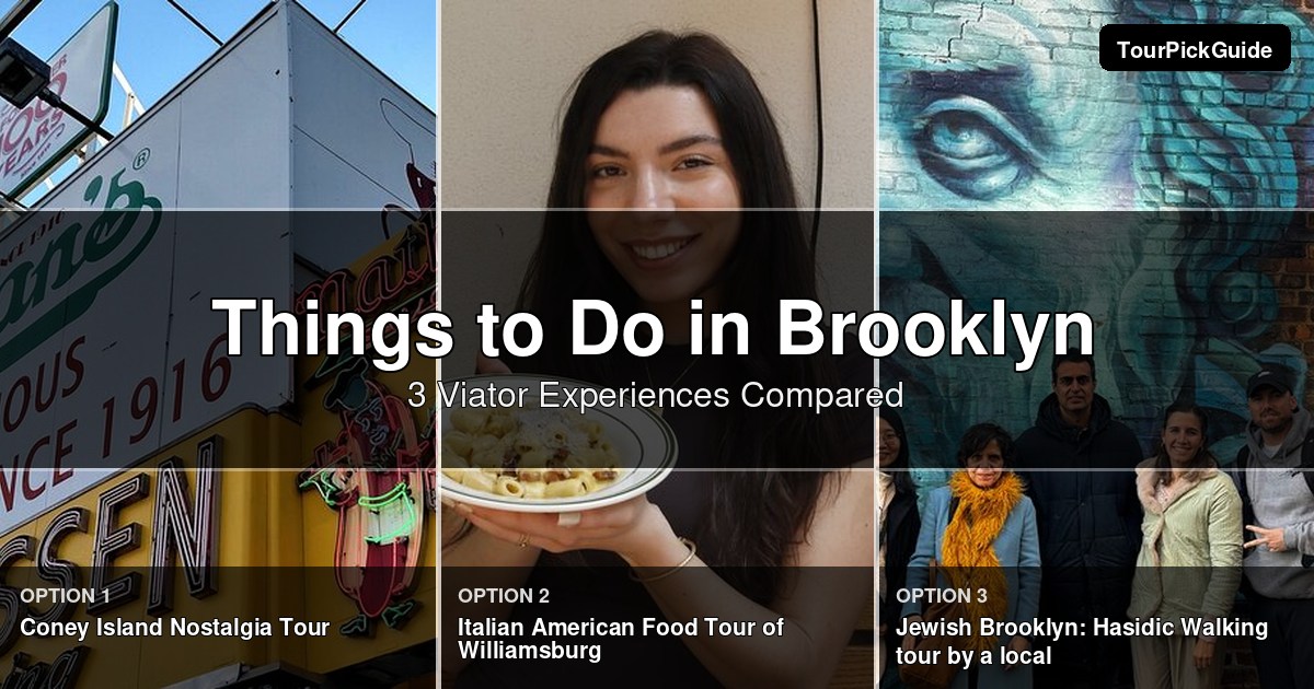 things to do in Brooklyn – three Viator experiences compared